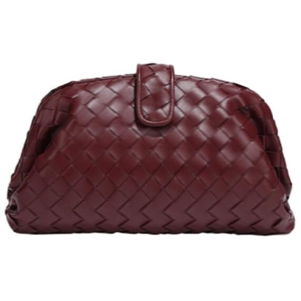 2880 Woven Bags Shoulder Bag PU Leather Handwoven Crossbody Bag Satchel
